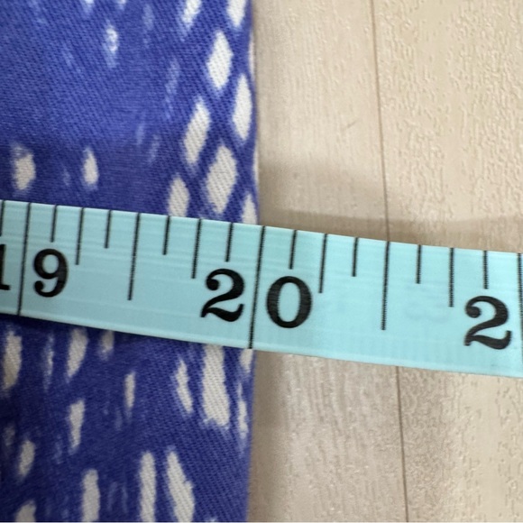 Maison Martin Margiela MM6 Women 42 US 6 Sleeveless Shift Mini Dress Blue White - Picture 11 of 13